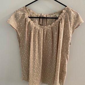 Lauren Conrad Polka Dot Blouse